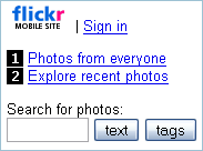 Flickr Mobile
