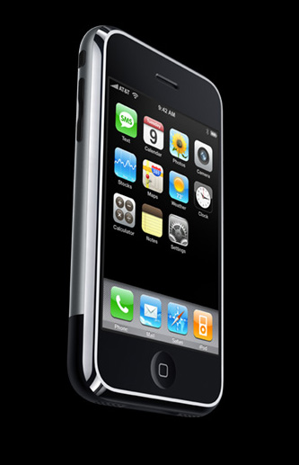 Apple iPhone glamor shots from Apple iPhone showcase gallery section