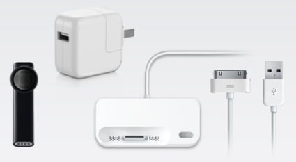 Apple reveals iPhone dock with Apple Bluetooth Headset charging port - included with Apple Bluetooth Headset