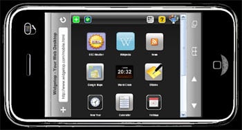 iPhone-like widgets