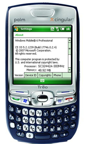 Palm Treo 750 Windows Mobile 6.0