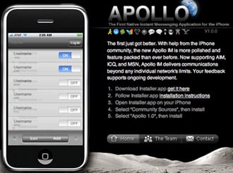 Apollo IM goes version 1.0 - native iPhone chat client