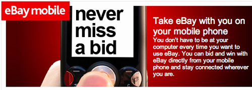 eBay UK launches mobile bidding service