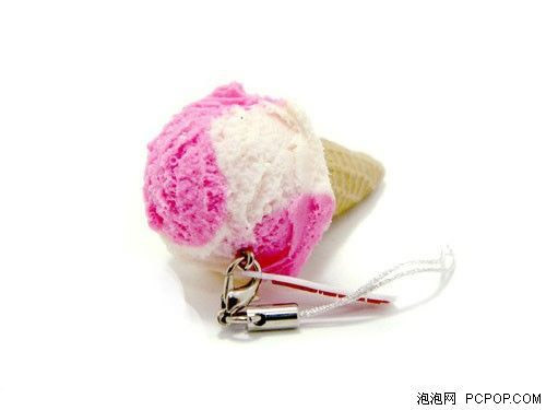 Mobile phone cellphone straps in the shape of food
