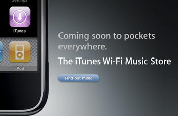 iTunes WiFi music stores goes live today?