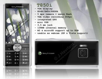 Really good Sony Ericsson T850i concept