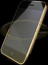 iPhone dipped in 24 carat gold