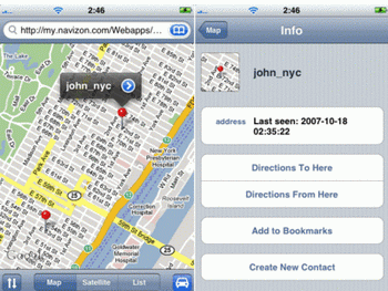 Navizon for iPhone upgraded