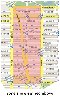 CBS Mobile Zone coverage map