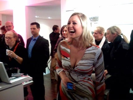 German chick happy for iPhone launch