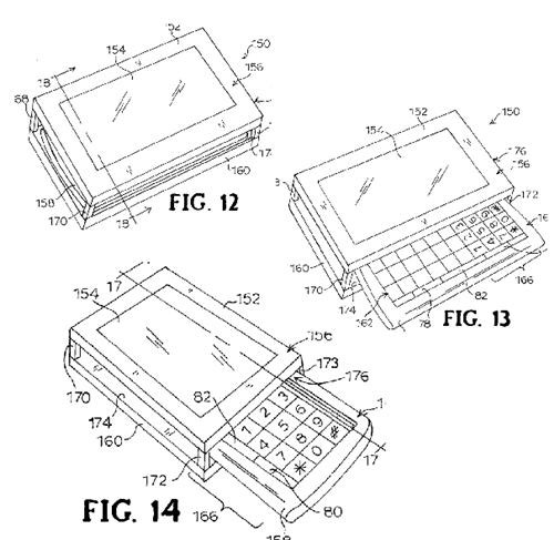 Sony Ericsson patent application for dual-sliding keyboard keypad
