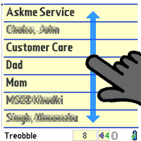 Treobble adds iPhone-like contacts to Palm OS devices