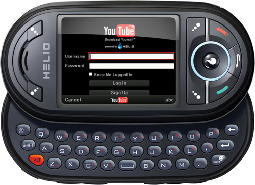 Helio Ocean gets YouTube application
