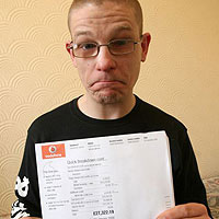 Ian Simpson racks up huge cellphone bill with Vodafone