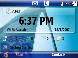 Screenshots of new Windows Mobile 6.1 update with threaded SMS and cut/paste
