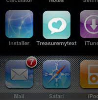 Treasuremytext goes iPhone