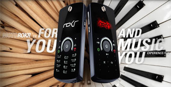 Motorola official with the ROKR E8