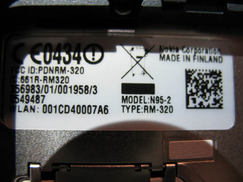 Nokia N95 8GB NAM pictures
