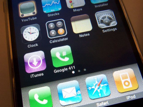 Iphone v1 1 3 webclips feature can be used for nifty speed dial shortcut intomobile