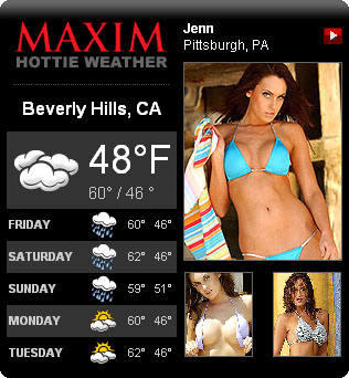 Maxim Magazine iPhone web app
