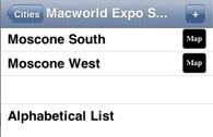 Zami offers iPhone-optimized map for Macworld Expo San Francisco 2008 at Moscone Center