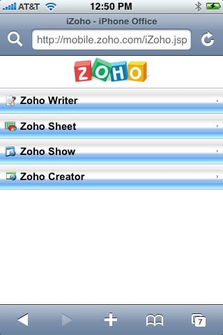 iZoho bring Microsoft Office to the iPhone