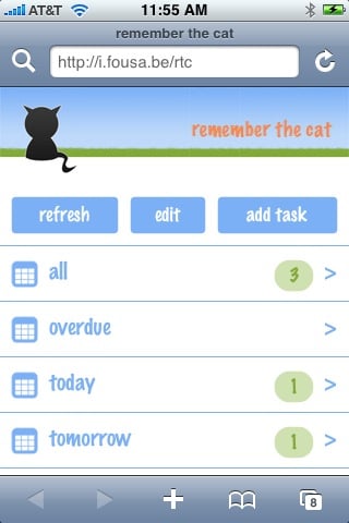 Remember the cat - todo list for iphone