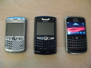 BlackBerry 9000 in the wild - RIM likes iPhone style