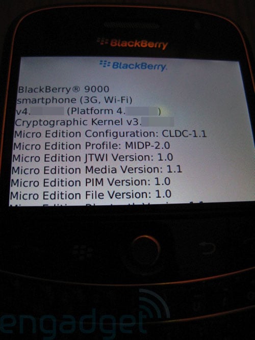 BlackBerry 9000 in the wild - RIM likes iPhone style