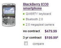 BlackBerry Curve on Telus
