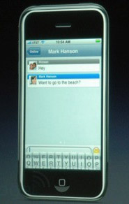 iPhone SDK shows off iChat AIM client