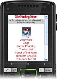 TheHockeyNews.com goes mobile