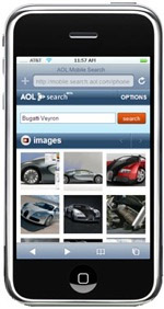 AOL Mobile Search for iPhone