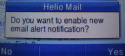 Helio offers push email to ultimate inbox users