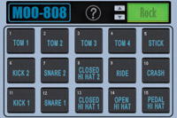 iPhone as drum machine with MooTheCow Drummer
