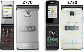 Sony Ericsson Z770 vs Z780