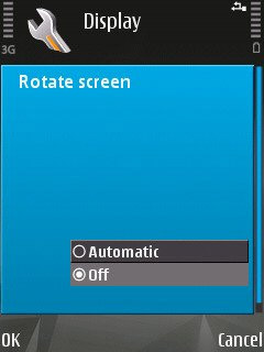 Nokia N95 8GB firmware update has auto rotation built in