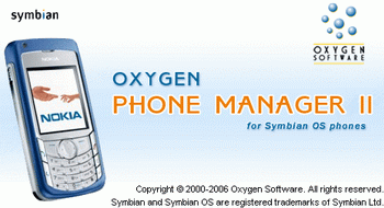 Oxygen Phone Manager II for Symbian OS smartphones