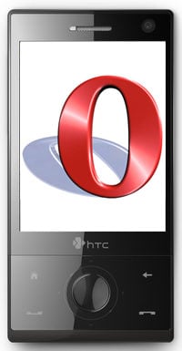 Opera Mobile 9.5 on HTC Diamond
