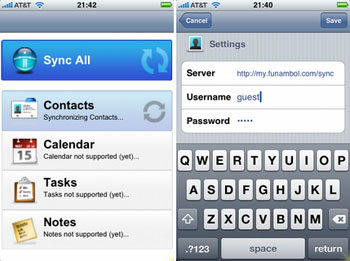 Funambol readies its open source wireless sync application for iPhone 2.0