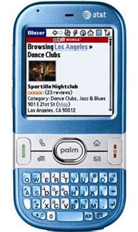 Palm Centro in electric blue