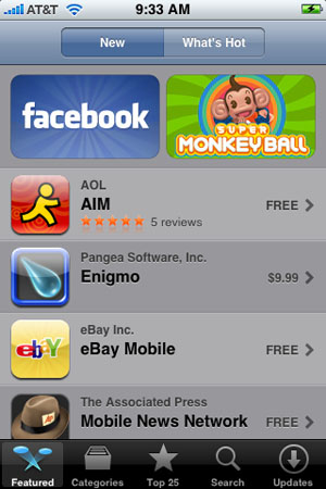 iPhone AppStore screenshot
