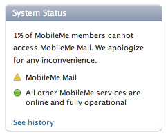 Apple MobileMe push email not working