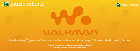 Sony Ericsson Walkman portal