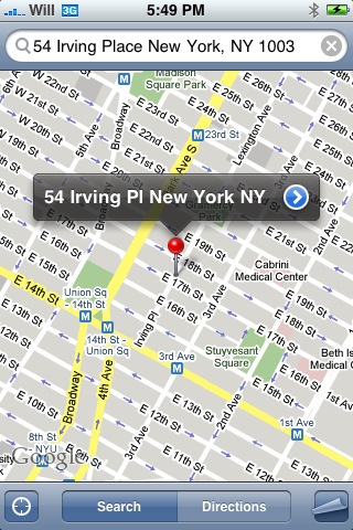 iPhone optimized website with Schmap