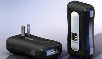 M2E motion-powered charger for portable gadgets