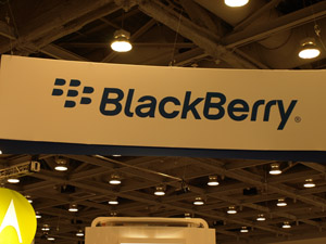 BlackBerry banner at CTIA San Francisco 2008