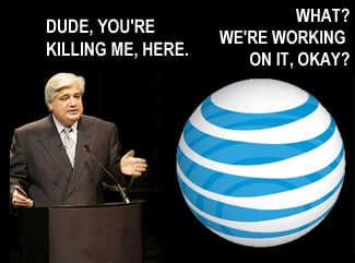 Mike Lazaridis sassing AT&T