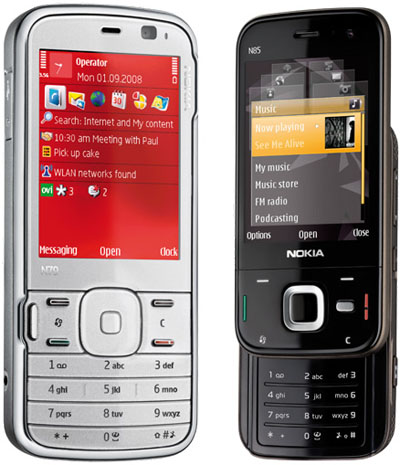 nokia n79 n85 Nokia N79, N85 with AT&T 3G frequencies start selling in U.S.