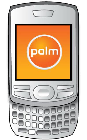 New Palm device mock-up